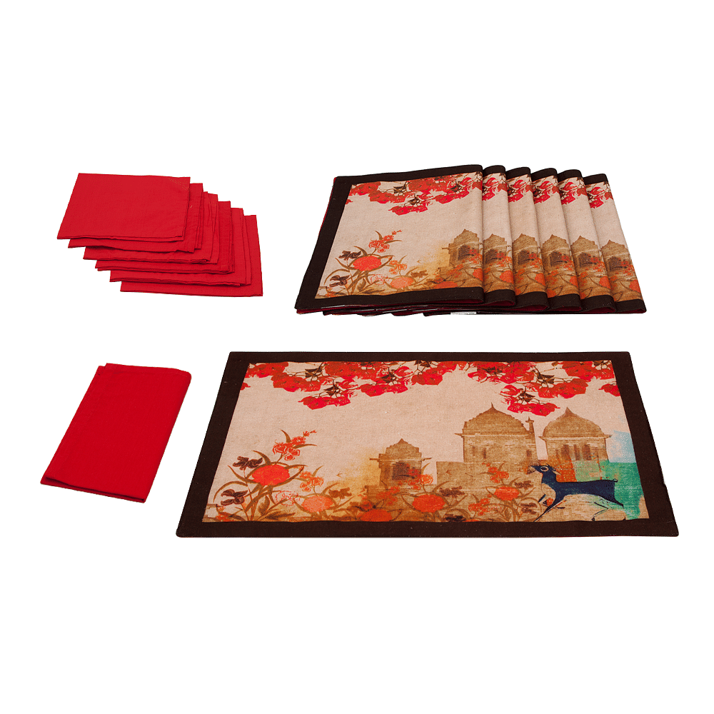 Palaces in Paradise Table Mat & Napkin Set