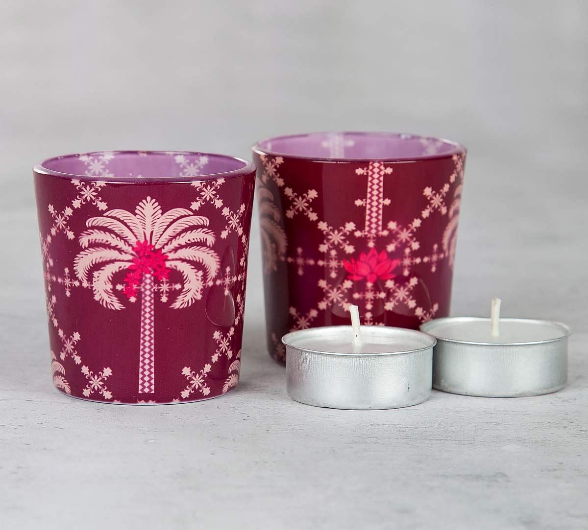 Poly Palmeira Tea Light Holder (Set of 2)