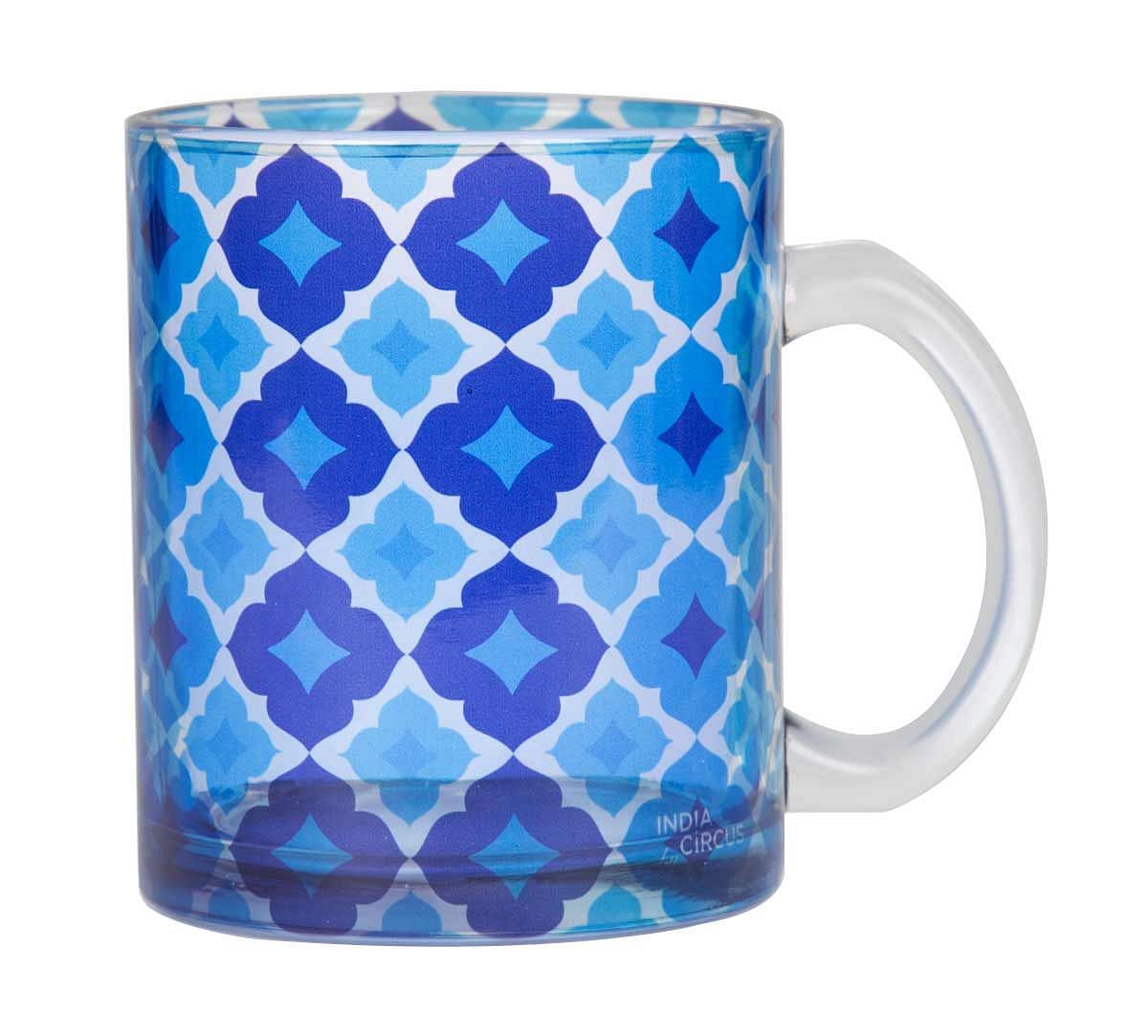 Ultramarine Tracery Glass Mug