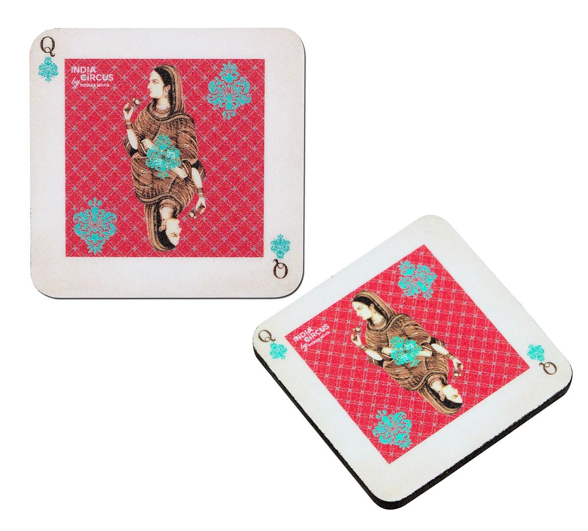 Mughal Queen Playing card Fridge Magnet