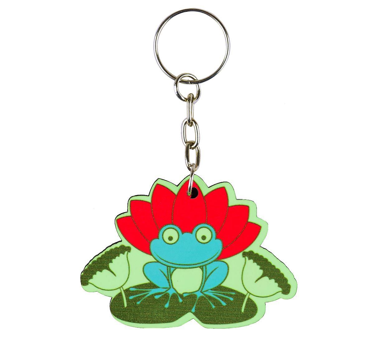 Lotus Toad Keychain