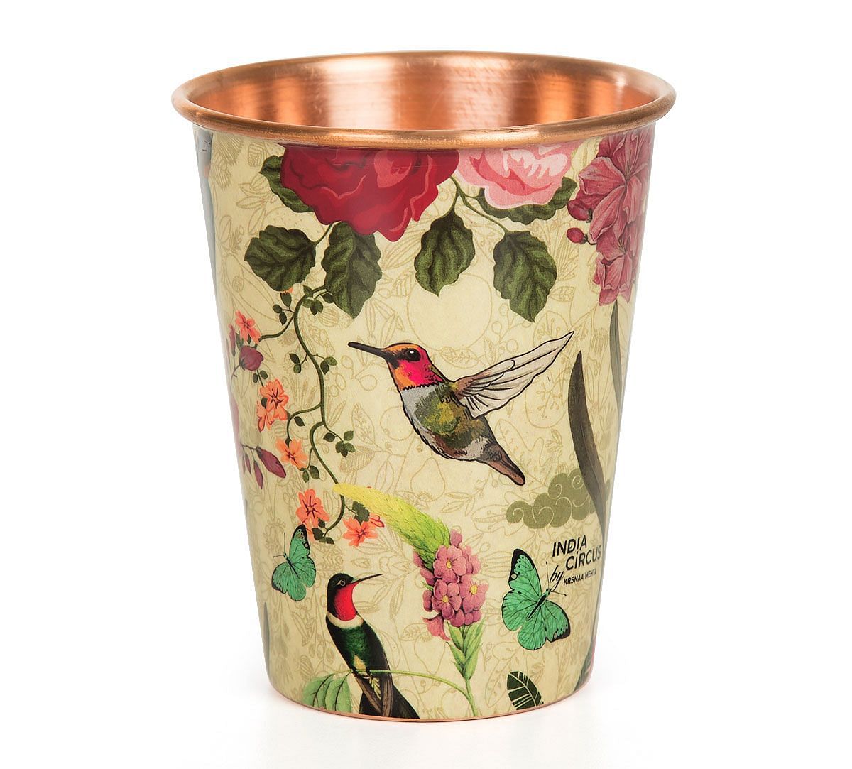 India Circus Bird Land Copper Tumbler