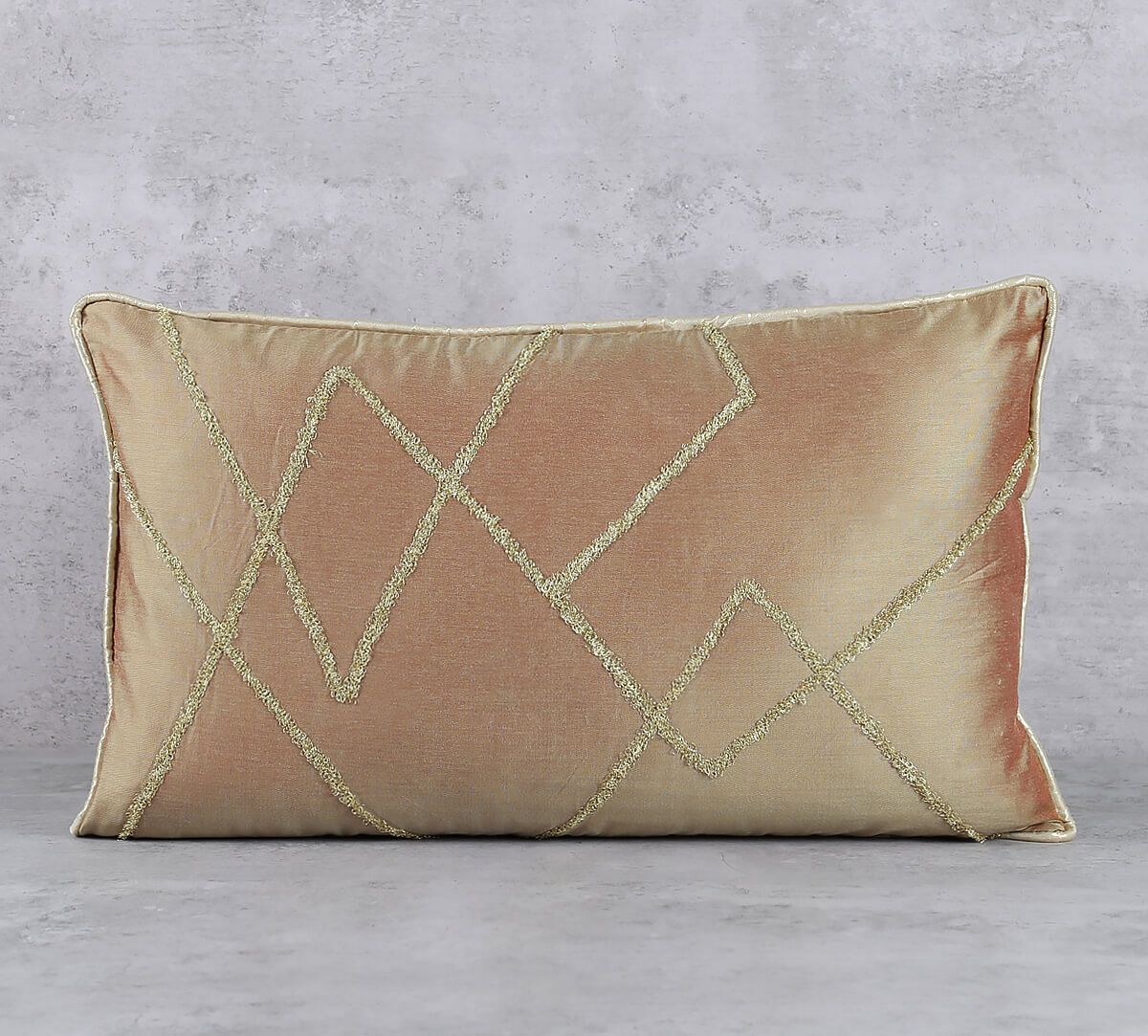 India Circus by Krsnaa Mehta Beige Gold Cushion Cover