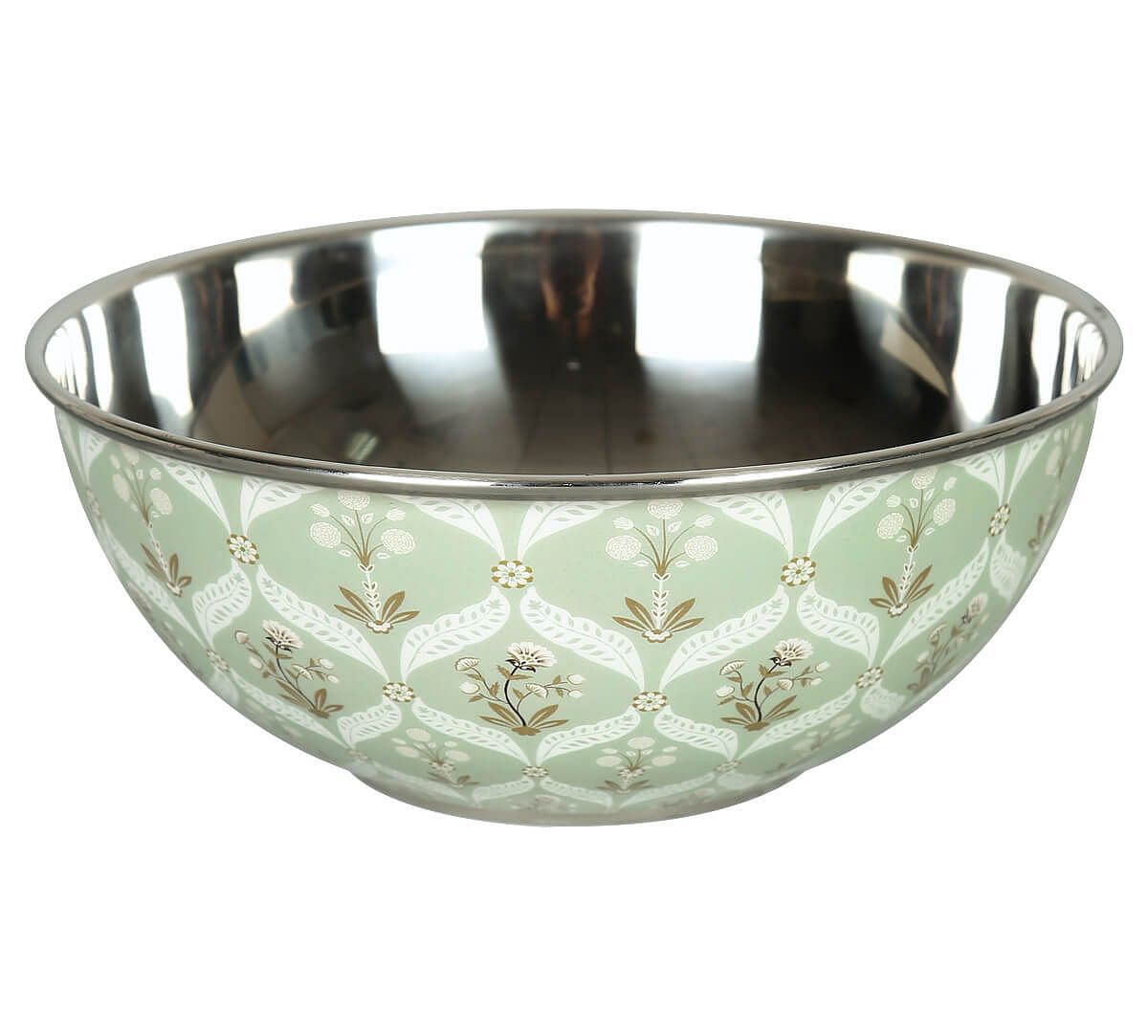 India Circus by Krsnaa Mehta Blooming Dahlia Steel Bowl