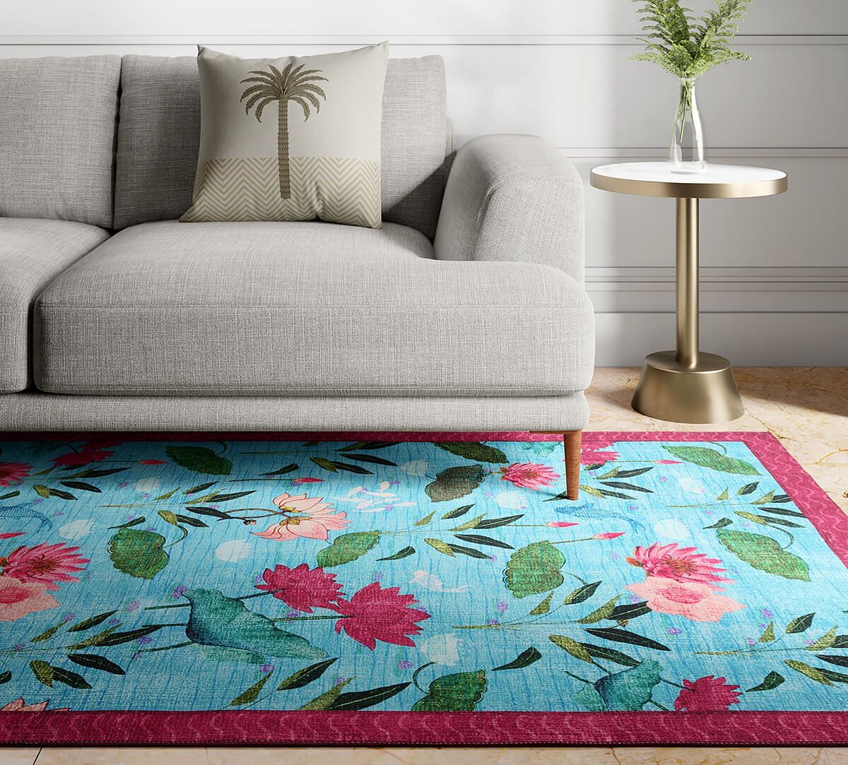 India Circus by Krsnaa Mehta Blossomy Mosaic Rug