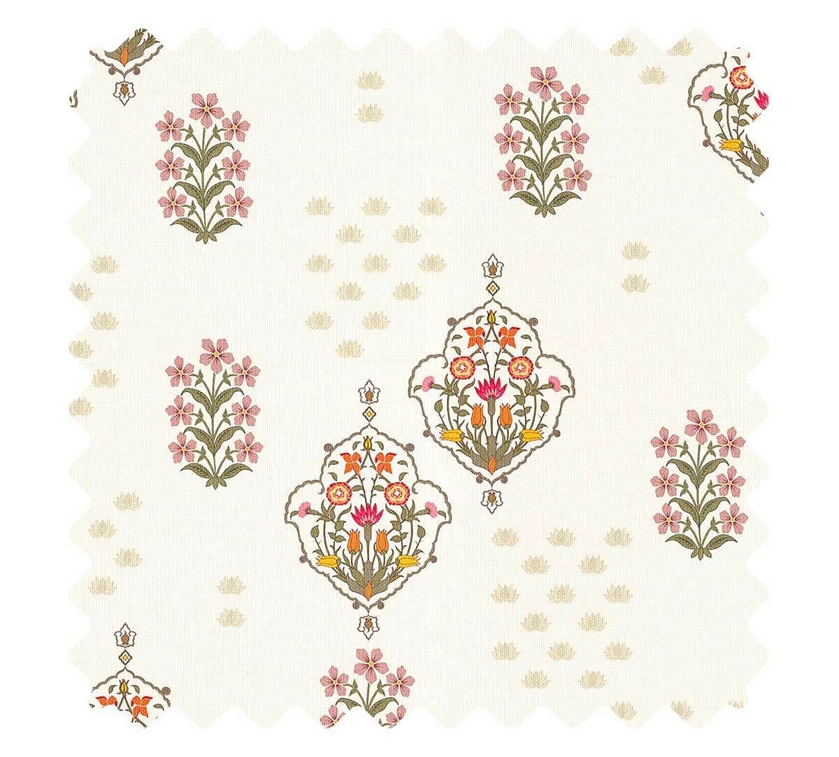 India Circus by Krsnaa Mehta Cosmic Latte Floret Delight Fabric