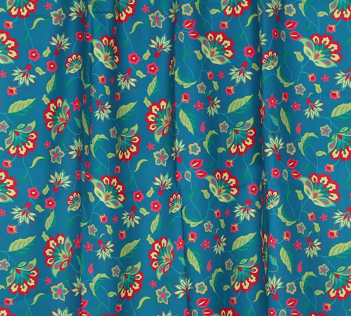 India Circus by Krsnaa Mehta Cyanic Pop Burst Fabric