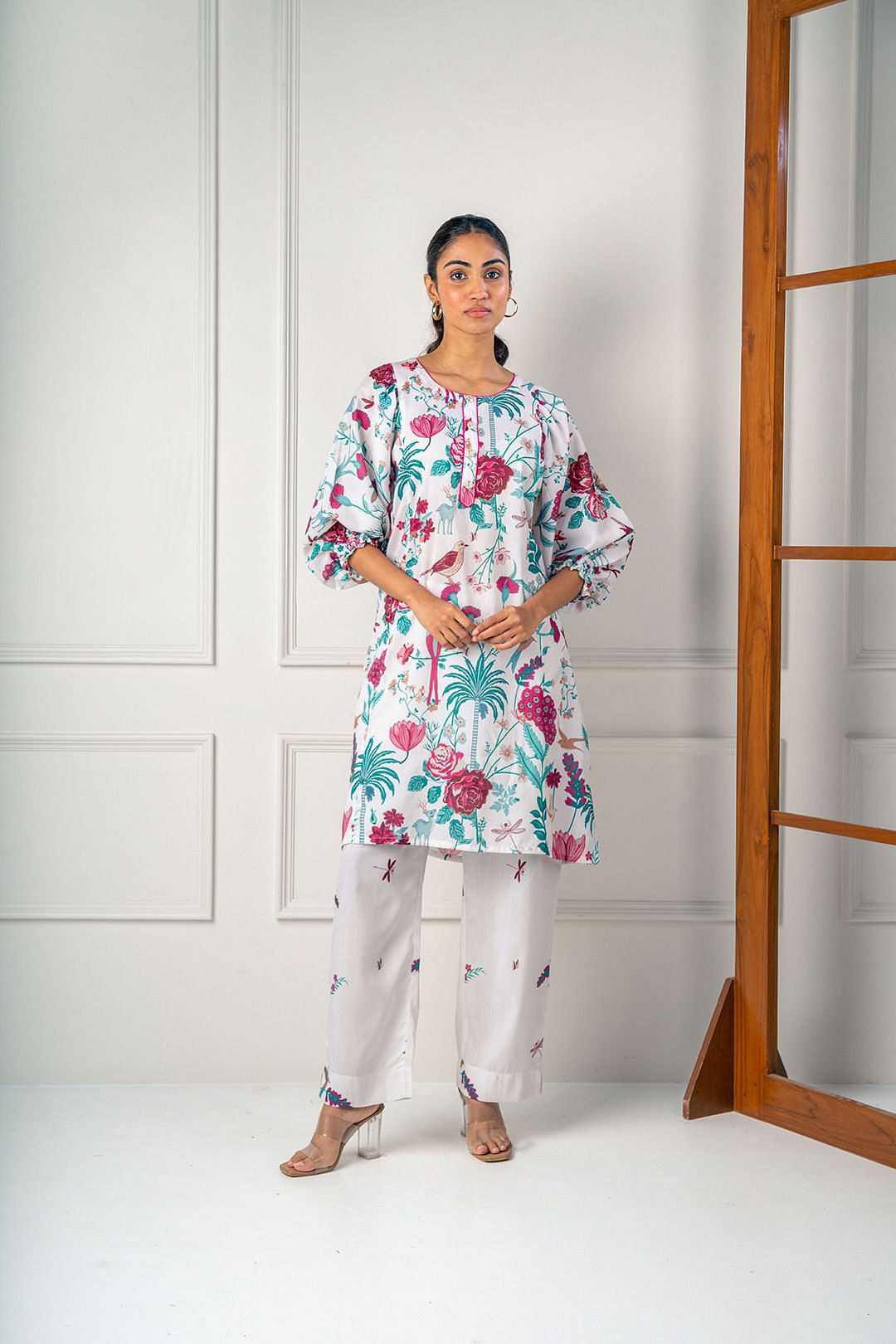 India Circus by Krsnaa Mehta Floral Galore Co-Ord Set