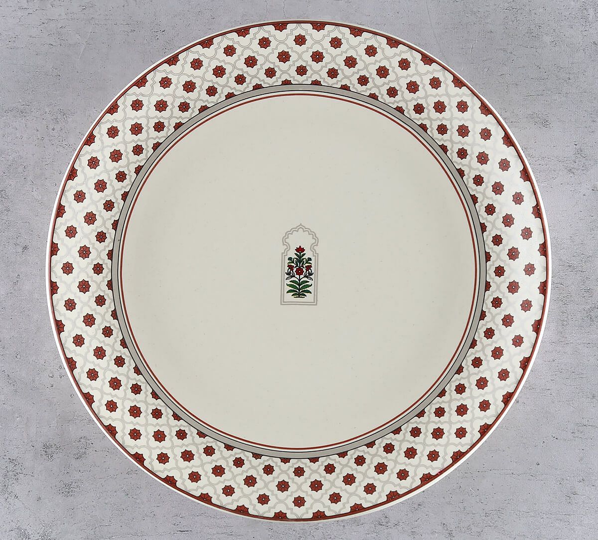 India Circus by Krsnaa Mehta Floral Lattice Dinner Plate