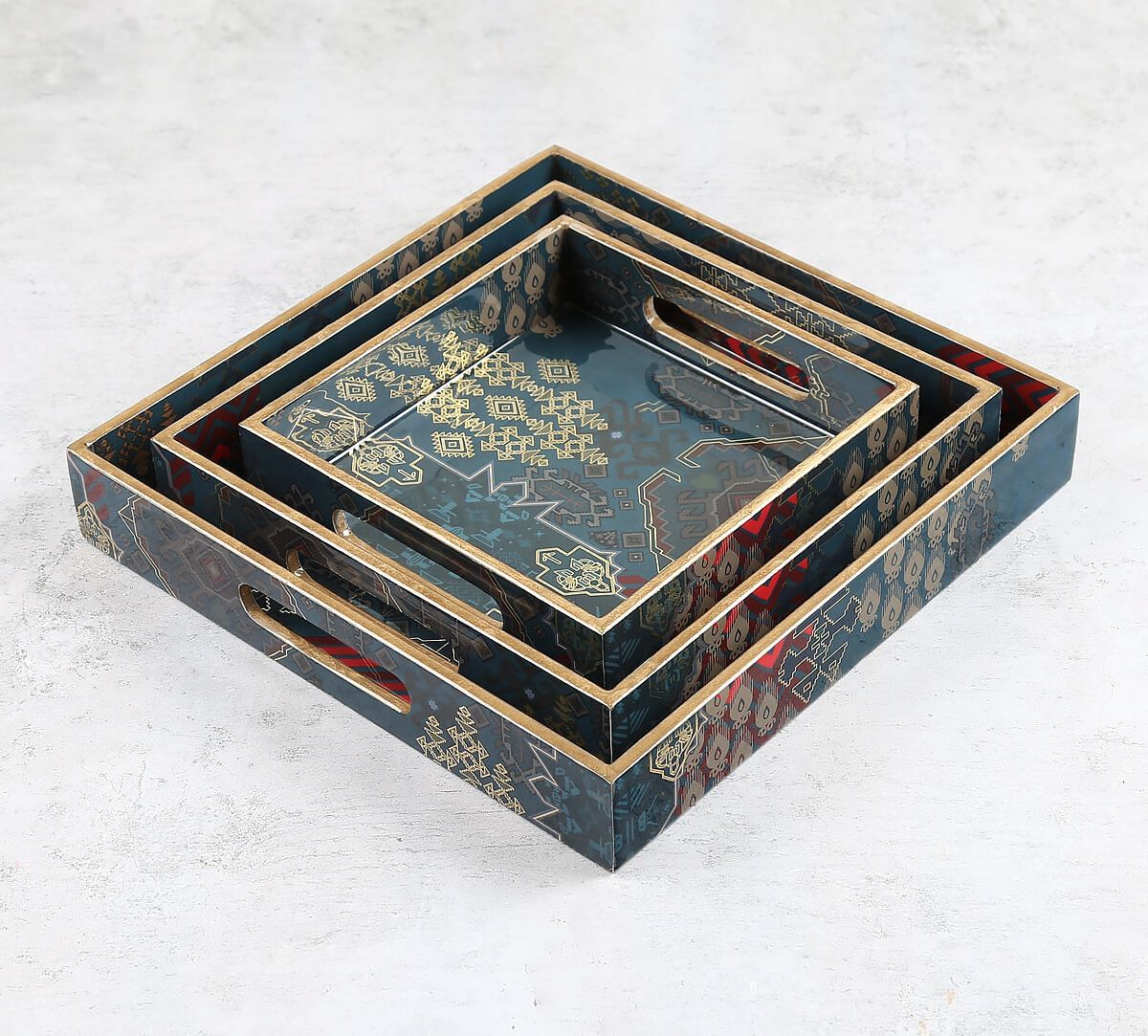 India Circus by Krsnaa Mehta Heritage Haven MDF Square Tray