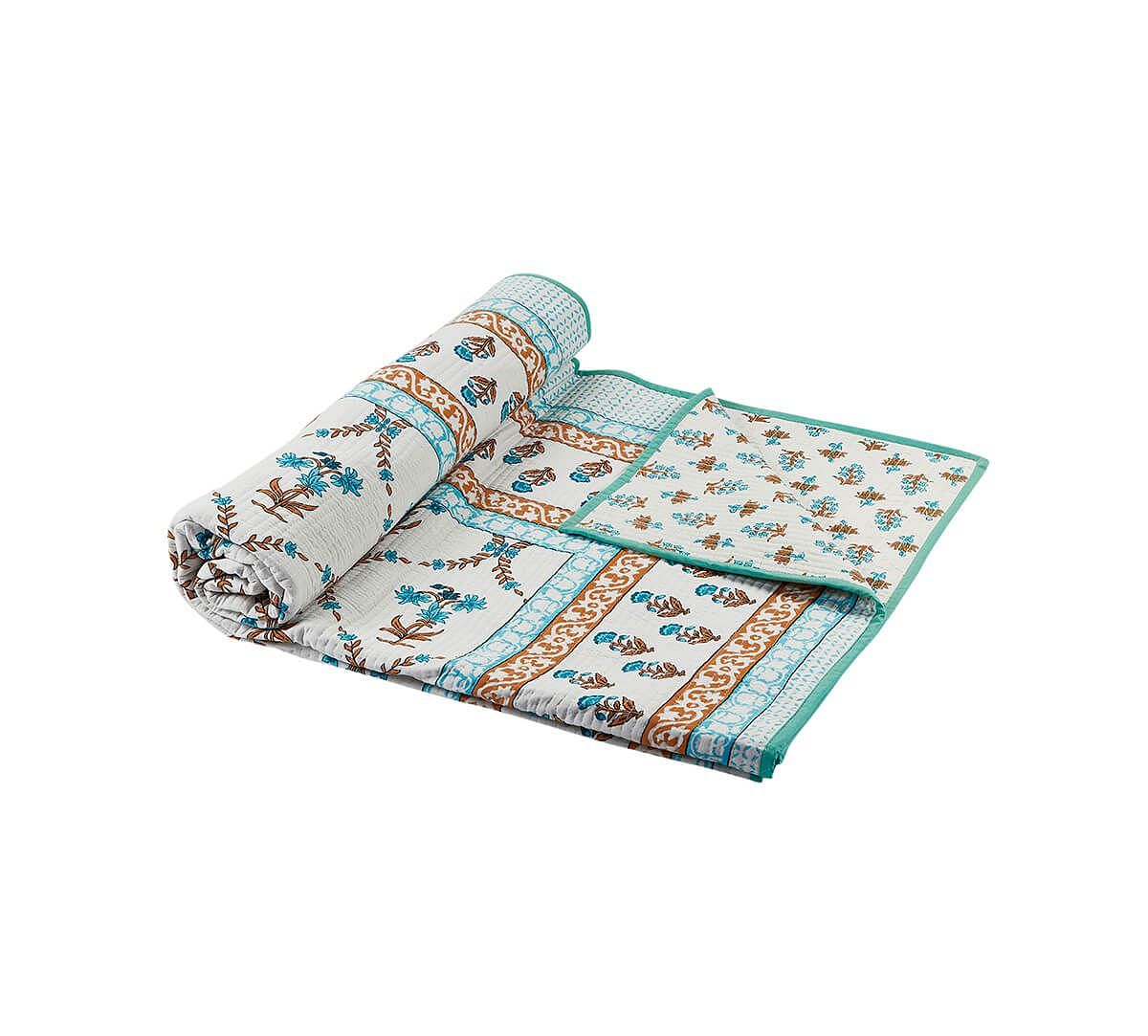 India Circus by Krsnaa Mehta Heritage Hues Quilted Bed Cover Set