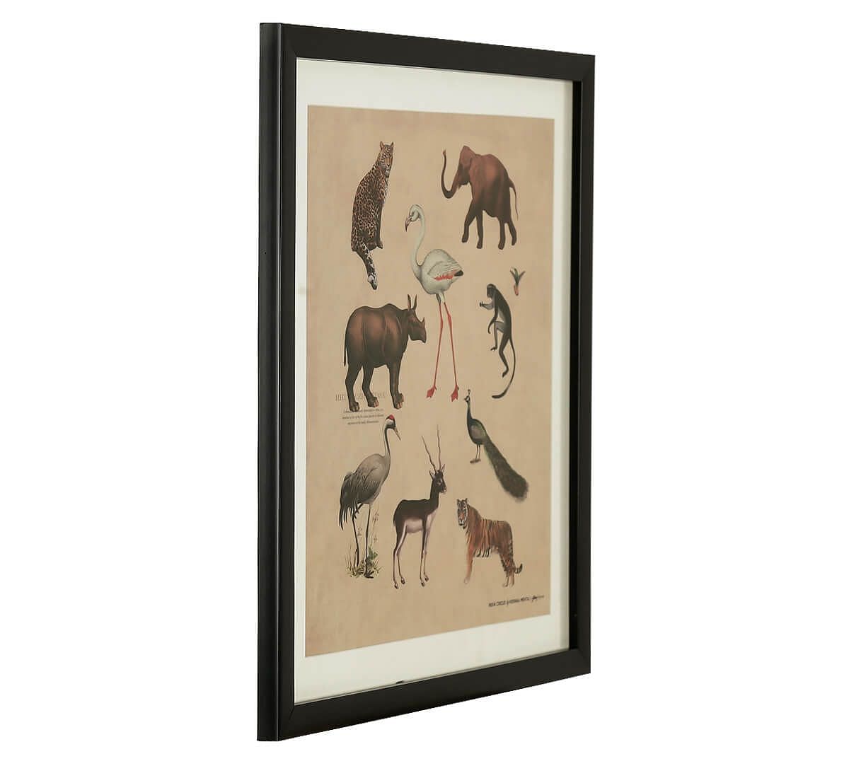 India Circus by Krsnaa Mehta Jungle Paradise Framed Wall Art