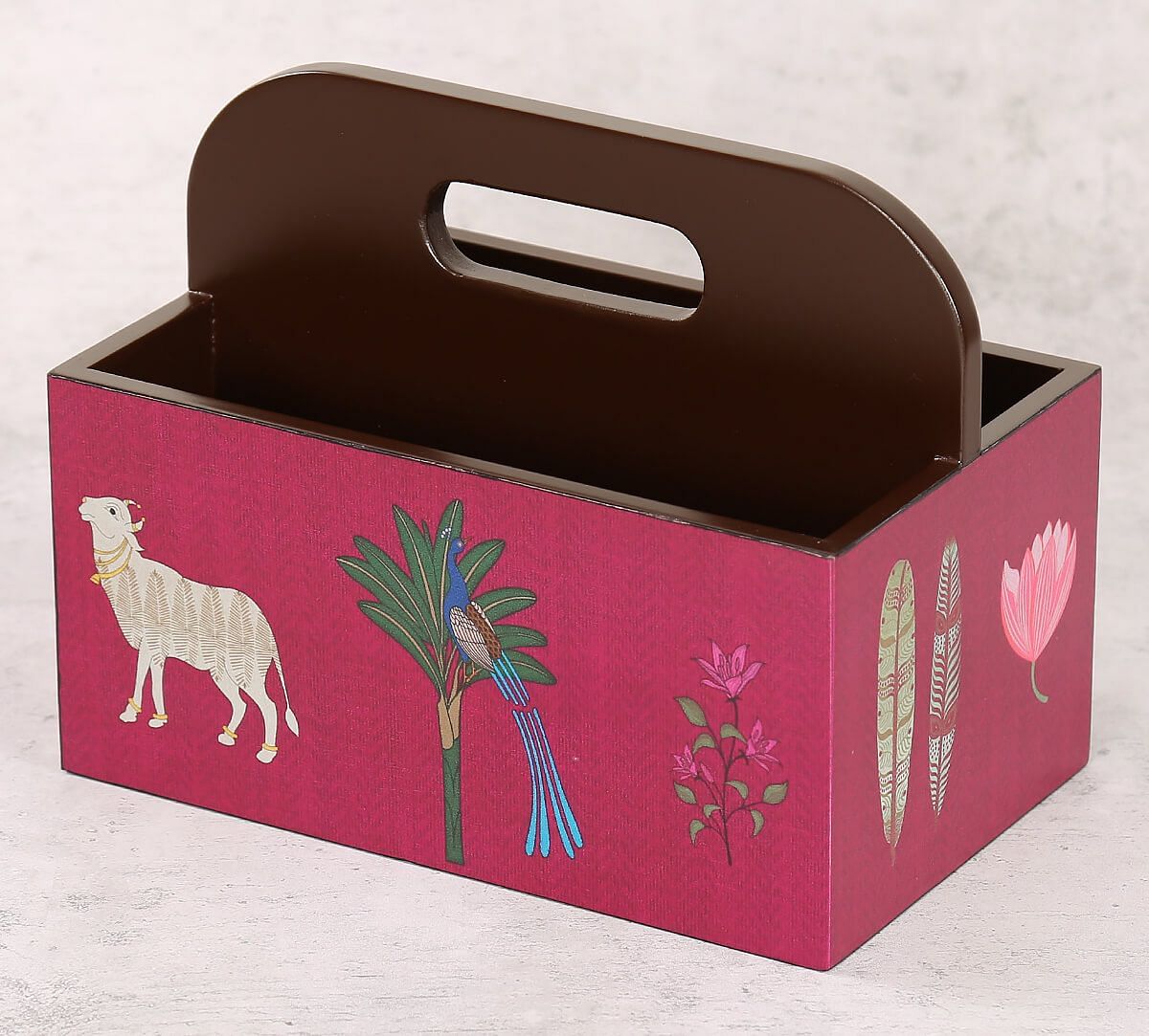 India Circus by Krsnaa Mehta Magenta Biome mystique Cutlery Holder