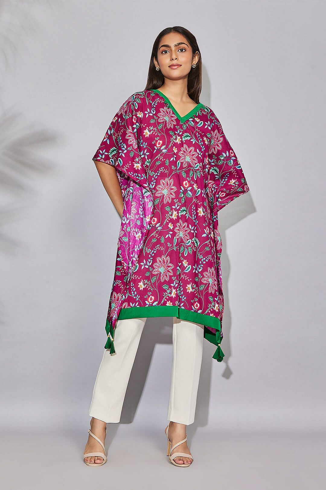 India Circus by Krsnaa Mehta Merry Magnolias Kaftan Kurti