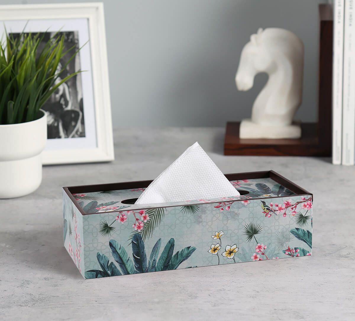 India Circus by Krsnaa Mehta Spring Bloom Tissue Box Holder