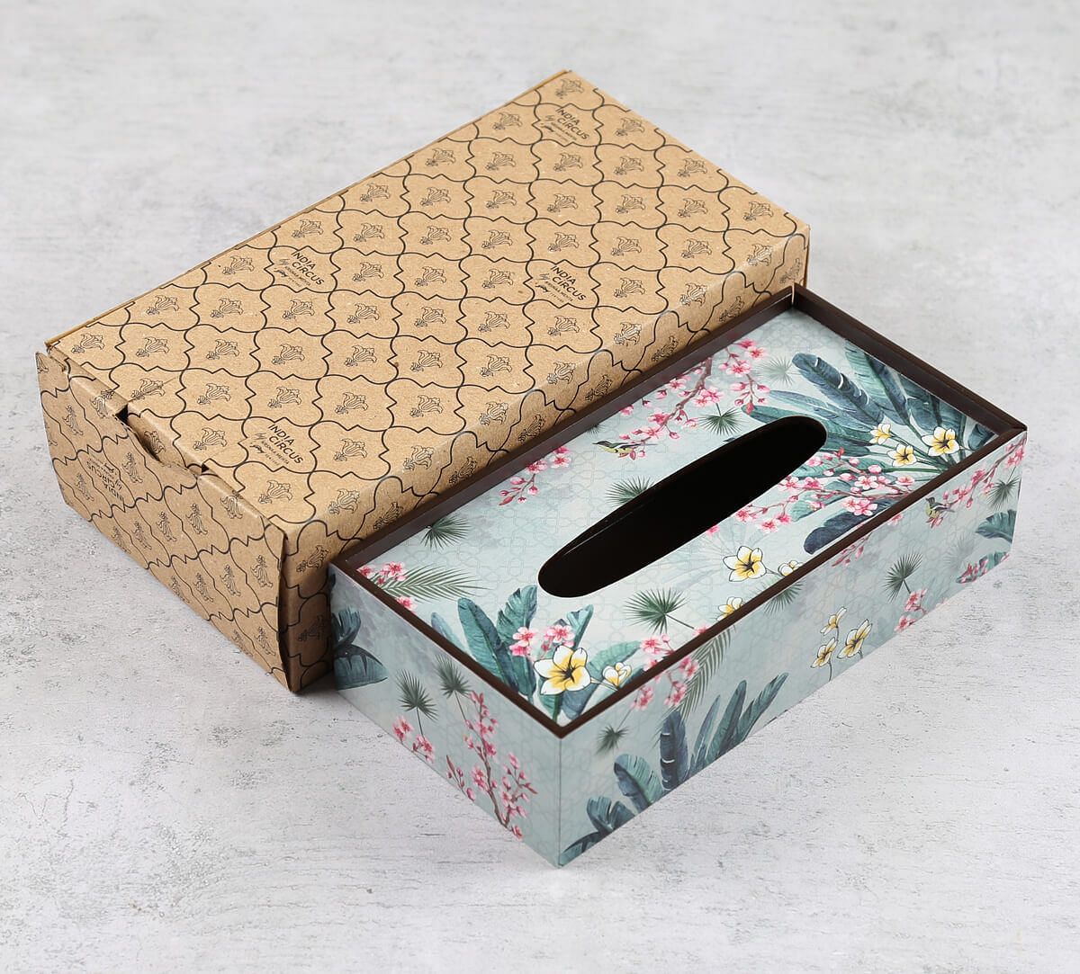 India Circus by Krsnaa Mehta Spring Bloom Tissue Box Holder