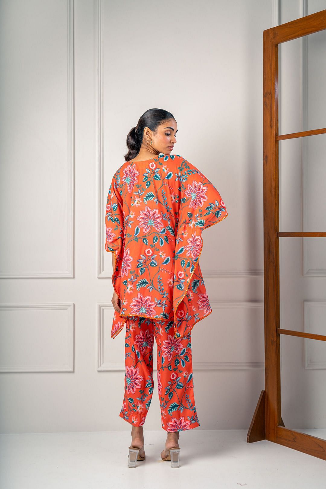 India Circus by Krsnaa Mehta Tangy Lilies Co-Ord Set