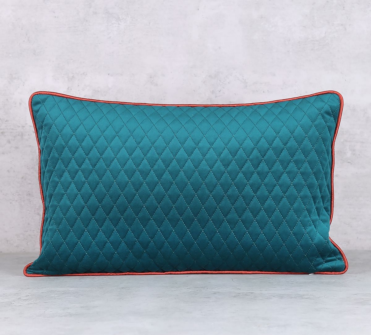 India Circus by Krsnaa Mehta Teal Spades Cushion Cover