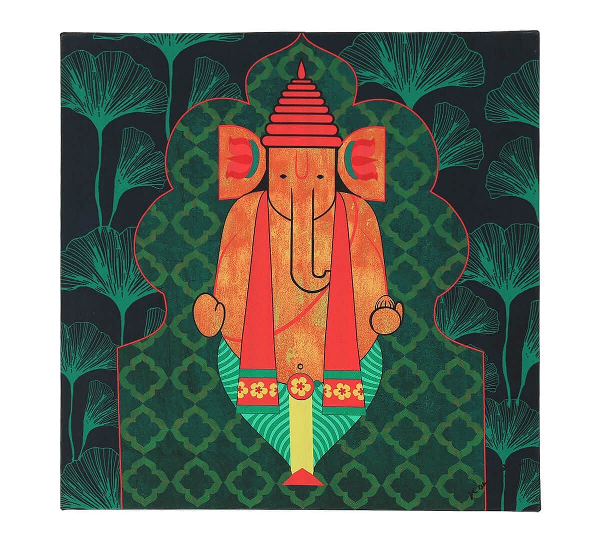 India Circus by Krsnaa Mehta Temple Town Canvas Wall Art