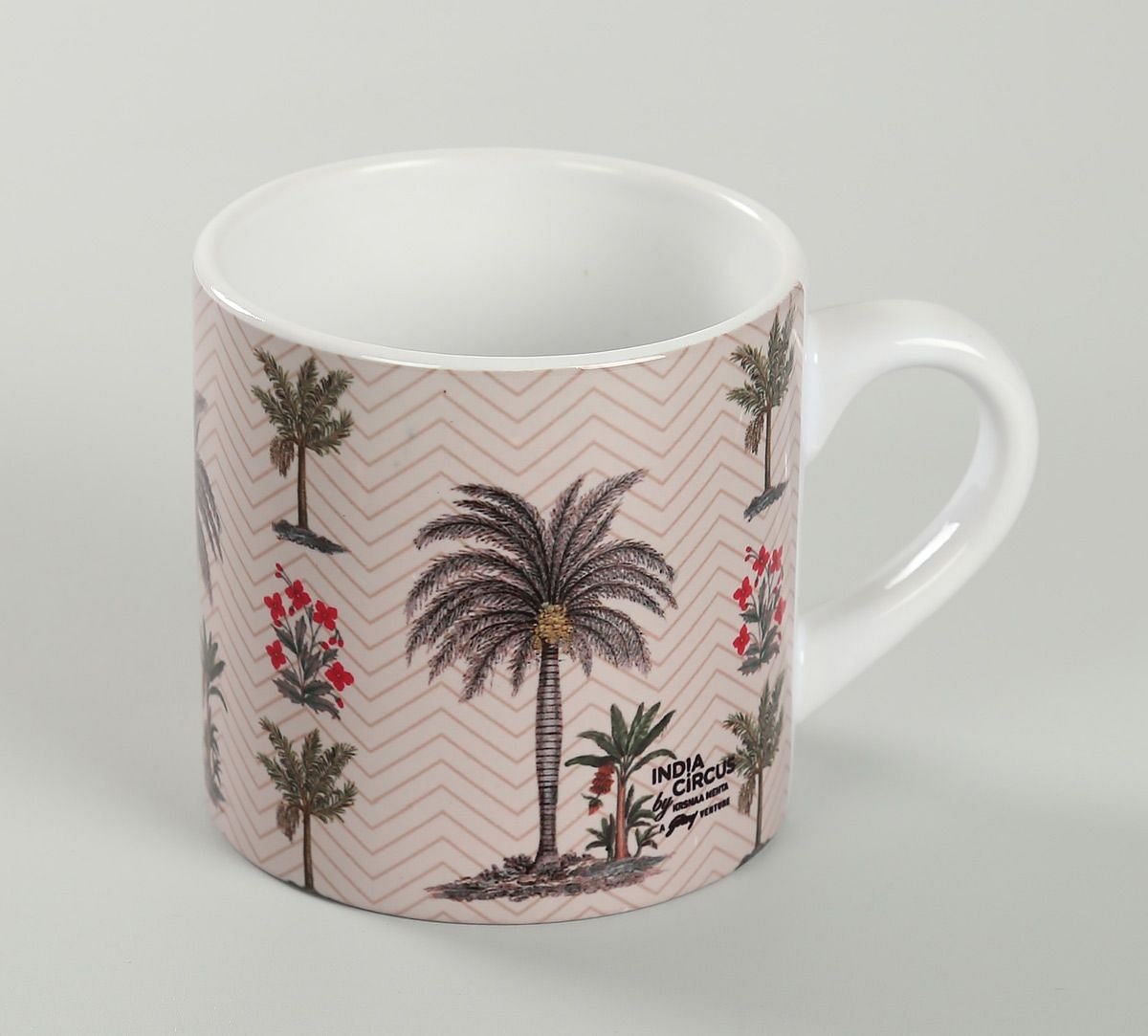 India Circus Chevron Palms Espresso Mug