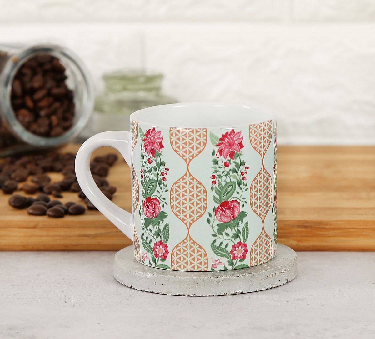 India Circus Floral DNA Espresso Mug