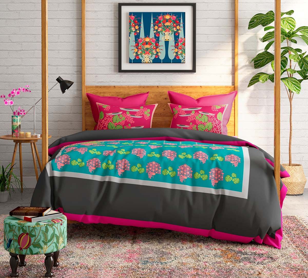 India Circus Lissom Lotus Bed sheet Set