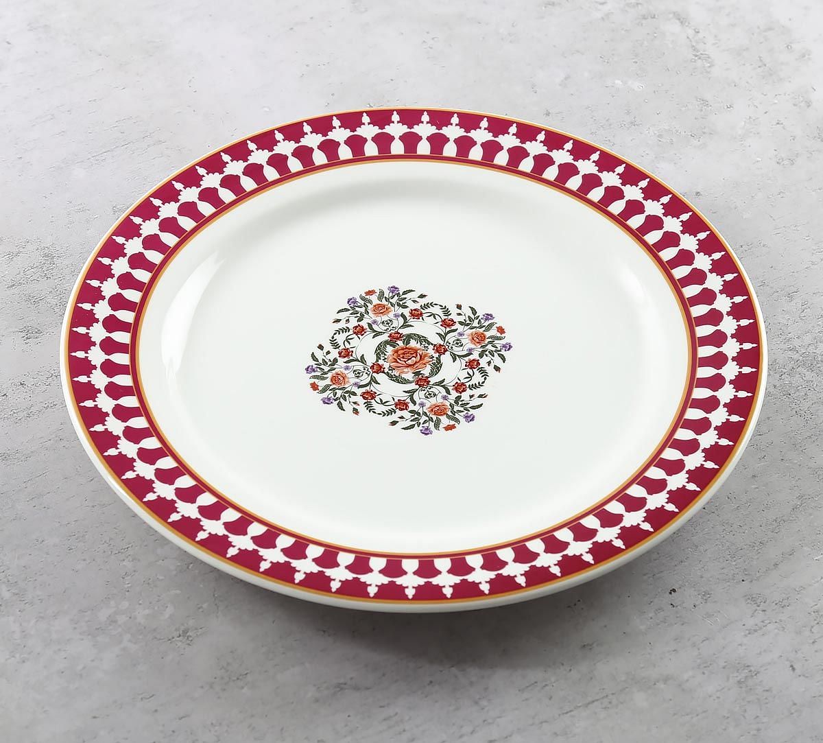 India Circus Floral Fountain Dinner Plate