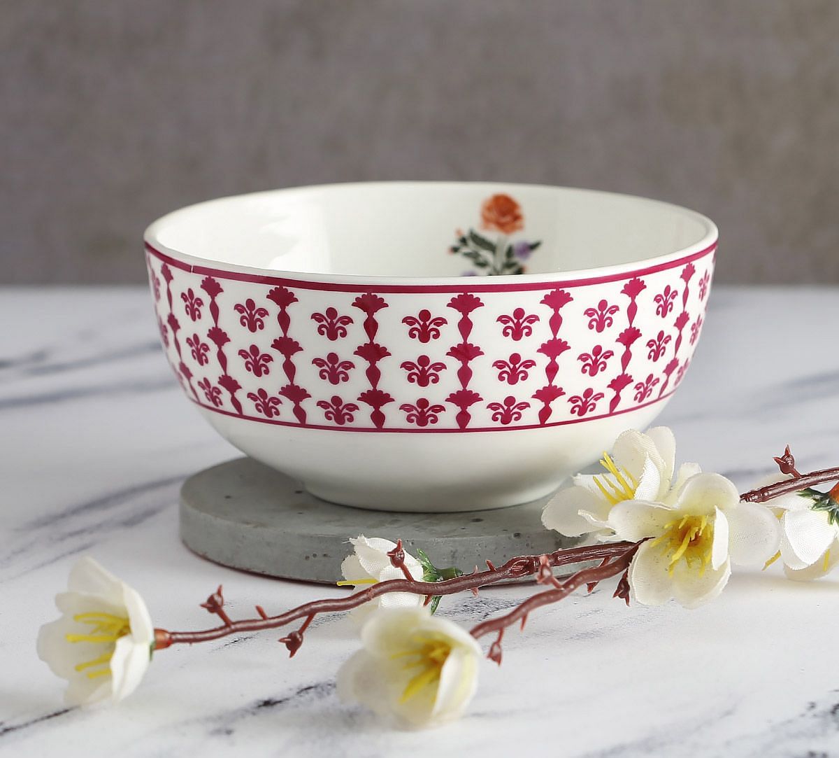 India Circus Floral Fountain Katori Bowl