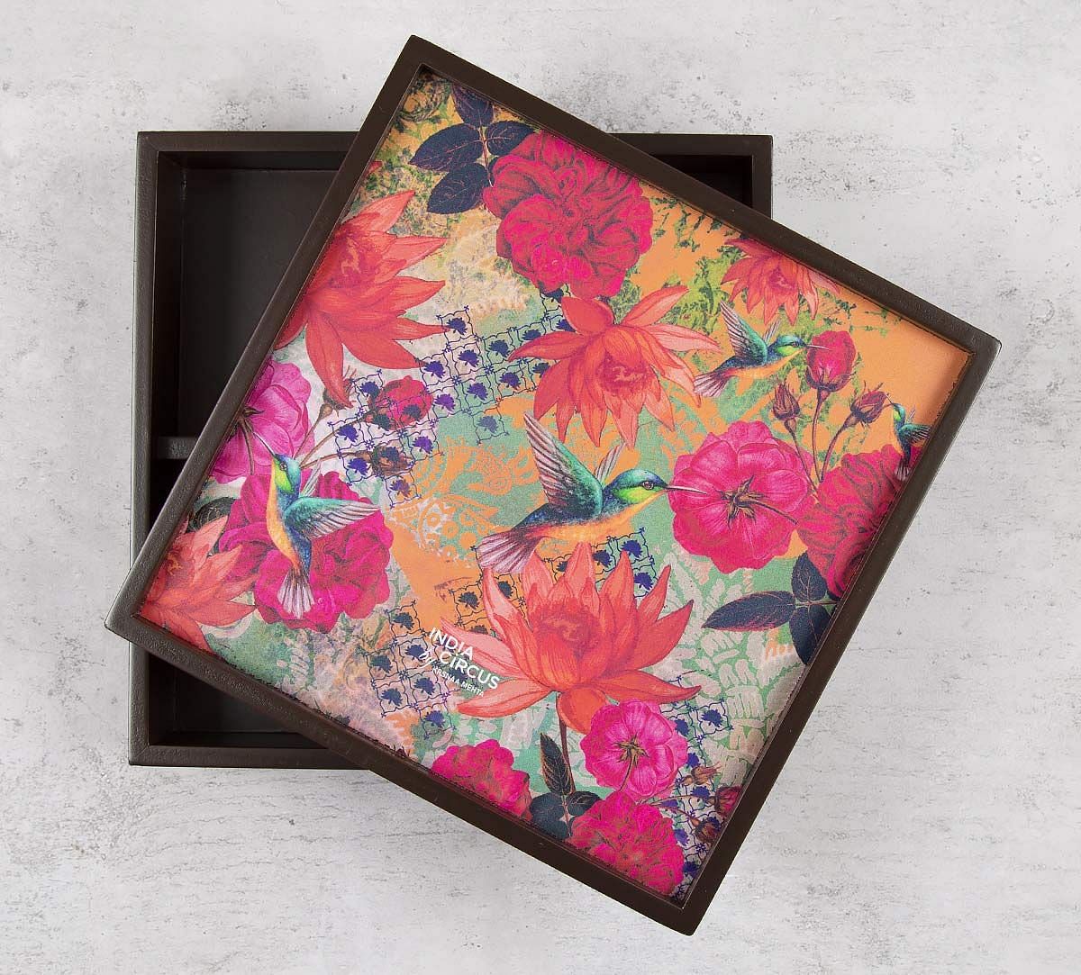 India Circus Floral Kingdom Storage Box