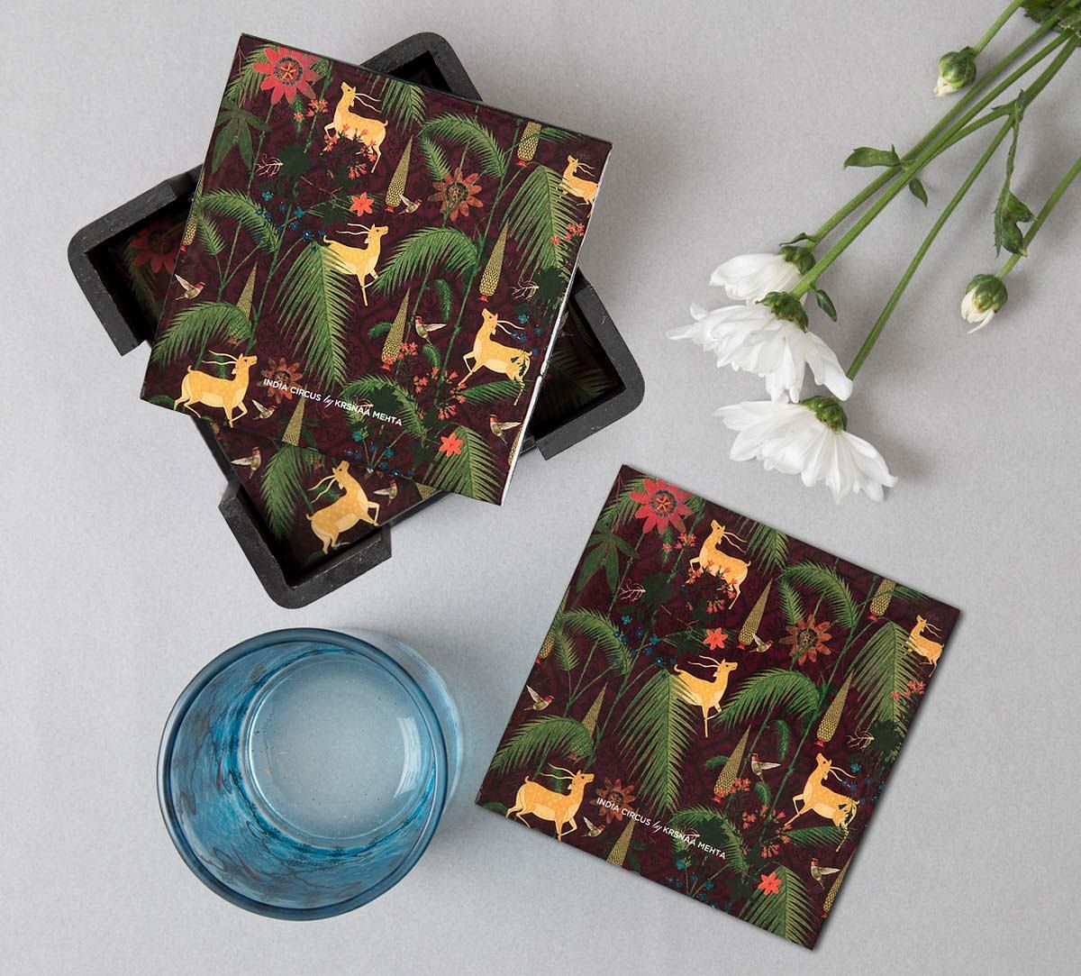 India Circus Forest Fetish Table Coaster