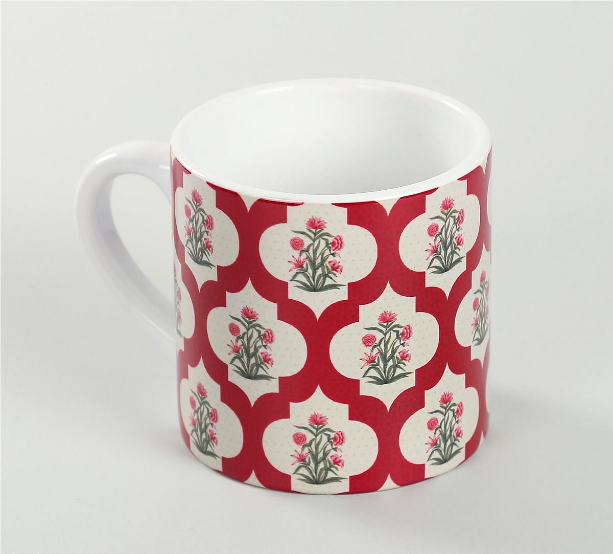 India Circus Poppy Flower Scarlet Espresso Mug