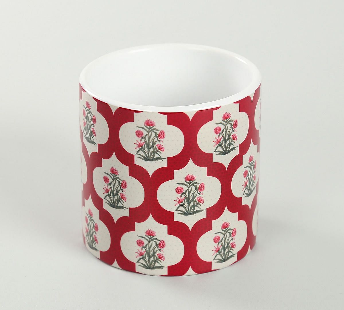 India Circus Poppy Flower Scarlet Espresso Mug