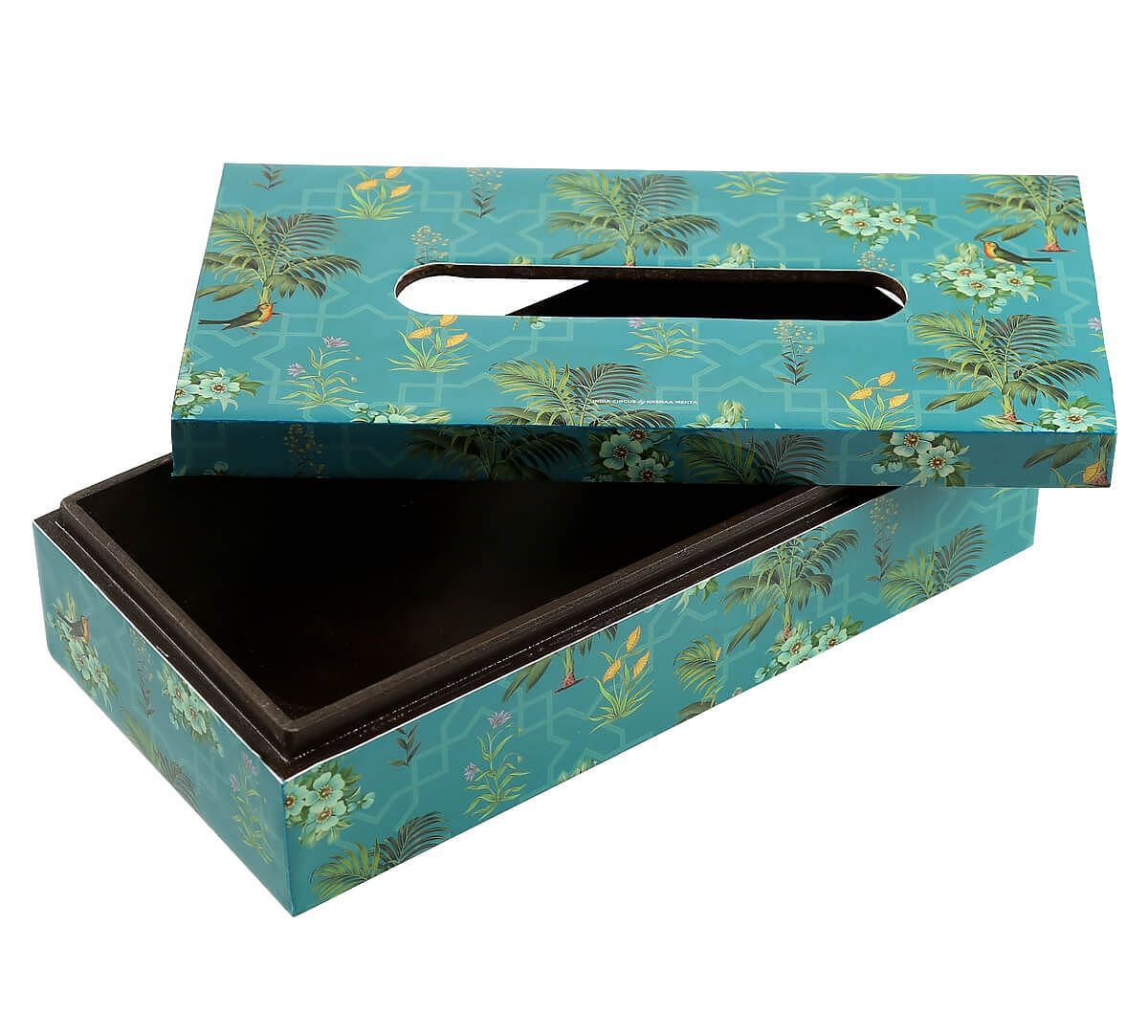 India Circus Robin Bird Park Tissue Box Holder