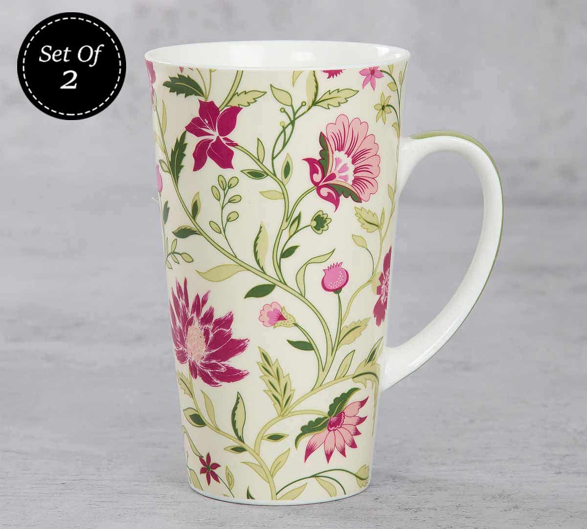 India Circus Rose Mallow Moscheutos Conical Mug