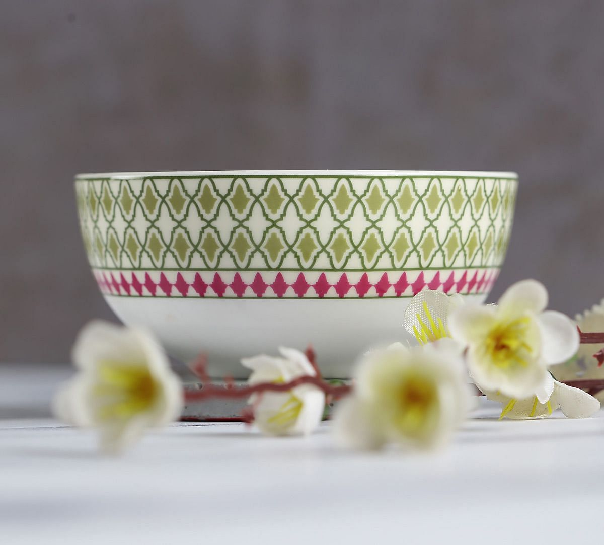 India Circus Rose Mallow Moscheutos Katori Bowl