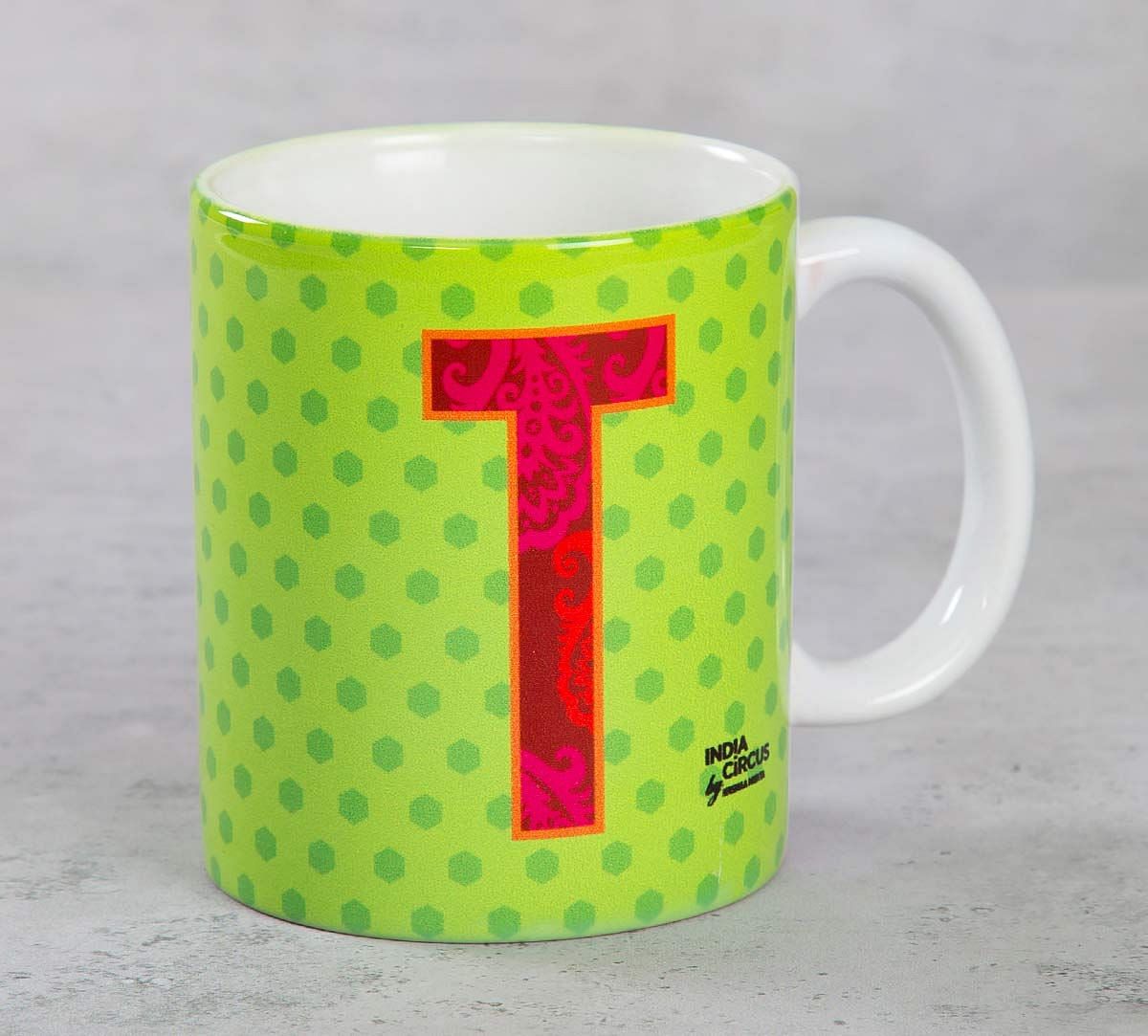 India Circus Topnotch Alphabet T Mug