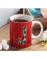 India Circus Jaunty Alphabet J Mug