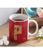 India Circus Pink Alphabet P Mug