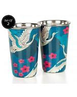 India Circus Aerial Moments Steel Tumbler Set of 2