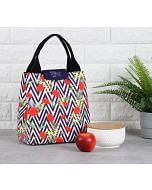 India Circus Bayrose Chevron Lunch Bag