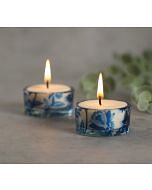 India Circus by Krsnaa Mehta Blaue Blume T Lite Candle Votive Set of 2