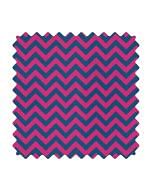 India Circus by Krsnaa Mehta Chevron Melavo Magenta Fabric