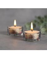 India Circus by Krsnaa Mehta Chevron Palms T Lite Candle Votive Set of 2