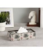 India Circus by Krsnaa Mehta Chevron Palms Tissue Box Holder