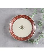 India Circus Floral Lattice Quarter Plate