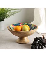 India Circus by Krsnaa Mehta Forest Cyanic Pop Burst Fruit Bowl