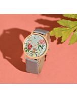 India Circus by Krsnaa Mehta Gray Bouquet Wrist Watch