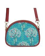 India Circus by Krsnaa Mehta Green Flutter Tree Crossbody Bag