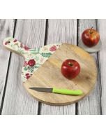 India Circus by Krsnaa Mehta Grey Floral Galore Chopping Board