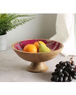 India Circus by Krsnaa Mehta Magenta Biome Mystique Fruit Bowl